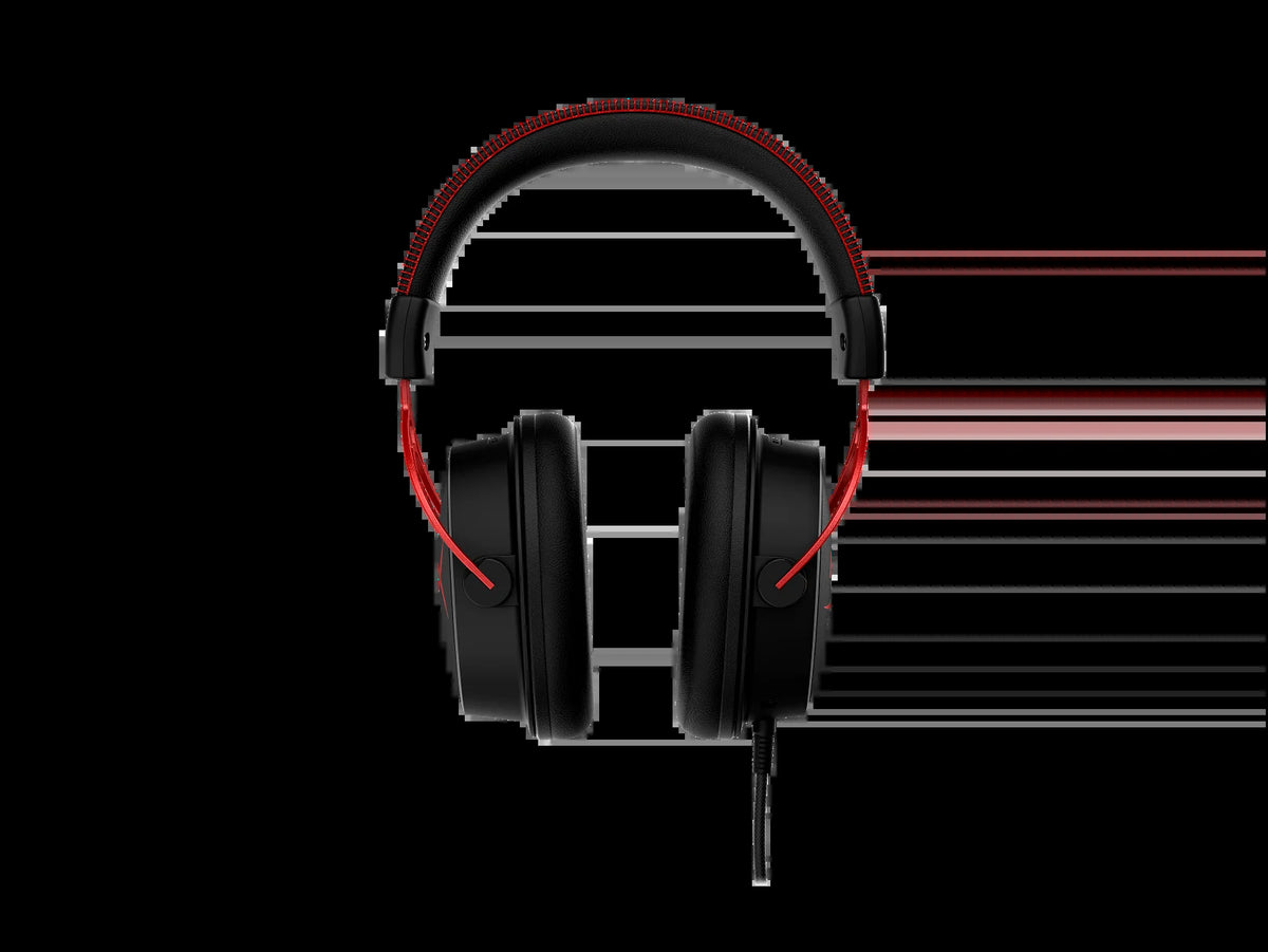 Cloud Alpha Wired Over-Ear Gaming Headset in Red