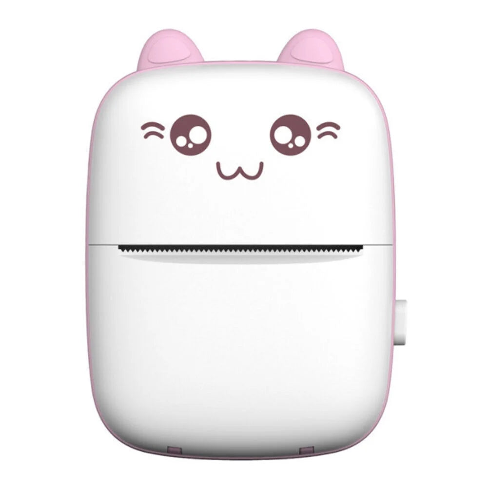 Portable Mini Thermal Printer, Wireless Bluetooth Compatible with iOS and Android for Photo, Receipt, and Label Printing