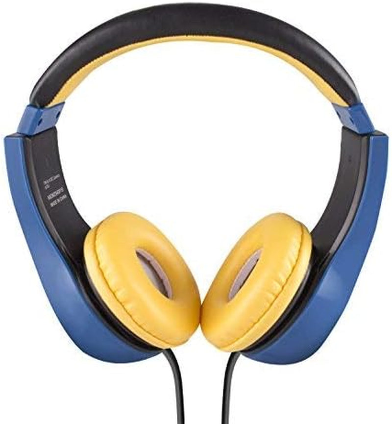 Children's Over-Ear Headphones with Volume Limiter, 3.5MM Stereo Jack, Suitable for Ages 3-9, Green