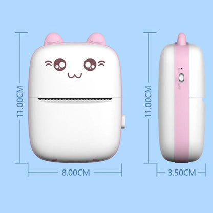 Portable Mini Thermal Printer, Wireless Bluetooth Compatible with iOS and Android for Photo, Receipt, and Label Printing