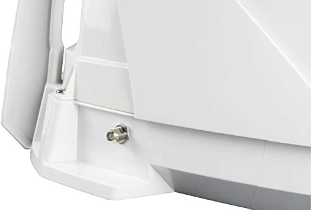 DT4450 DISH Tailgater Bundle - Portable and Roof-Mountable Satellite TV Antenna with DISH Wally HD Receiver for Western and Eastern Arc Satellites, White