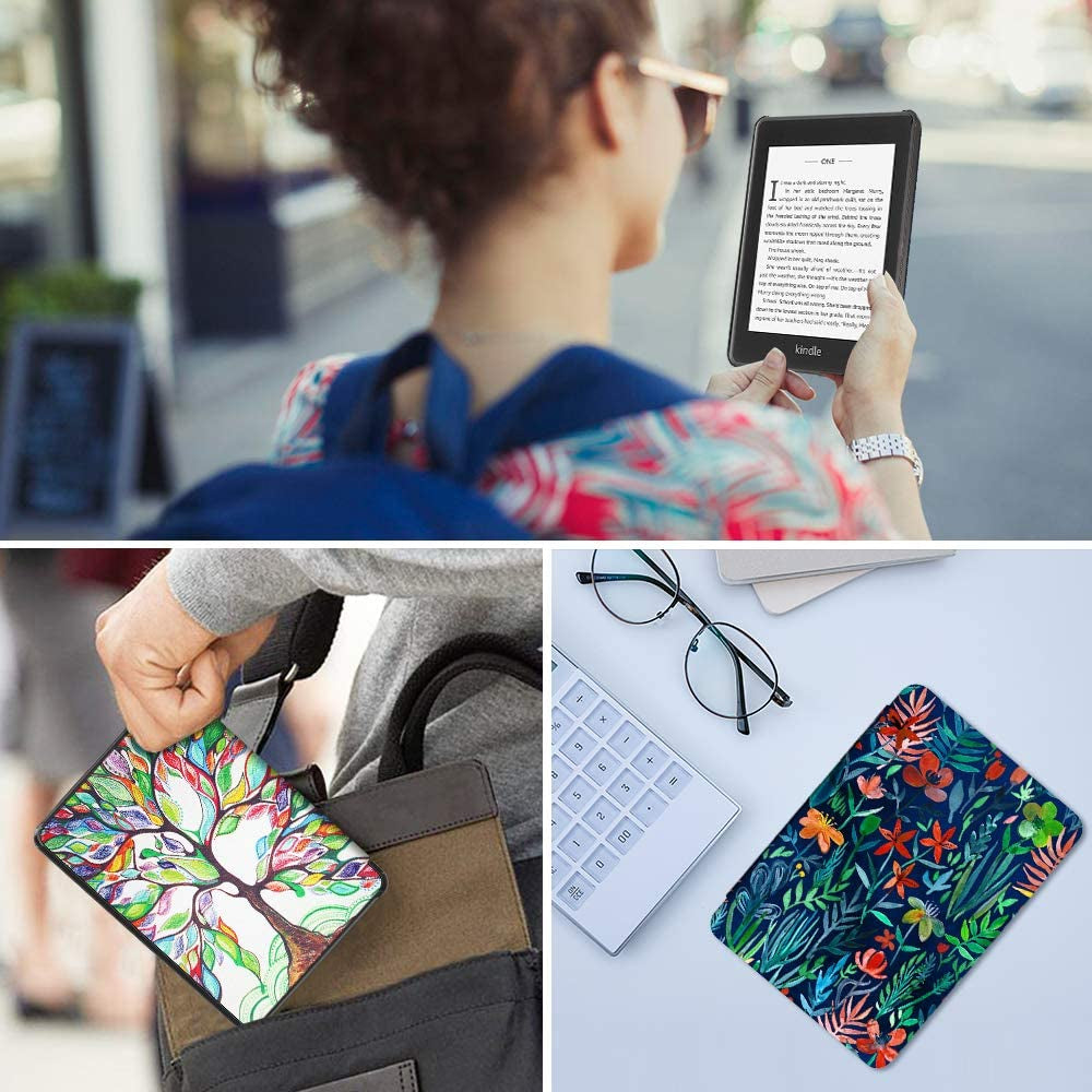 Slimshell Case for 6-Inch Kindle Paperwhite 10th Generation (2018) - Starry Night Design