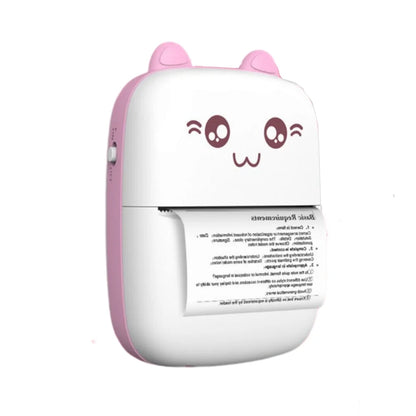 Portable Mini Thermal Printer, Wireless Bluetooth Compatible with iOS and Android for Photo, Receipt, and Label Printing