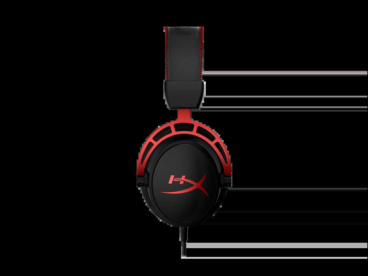 Cloud Alpha Wired Over-Ear Gaming Headset in Red