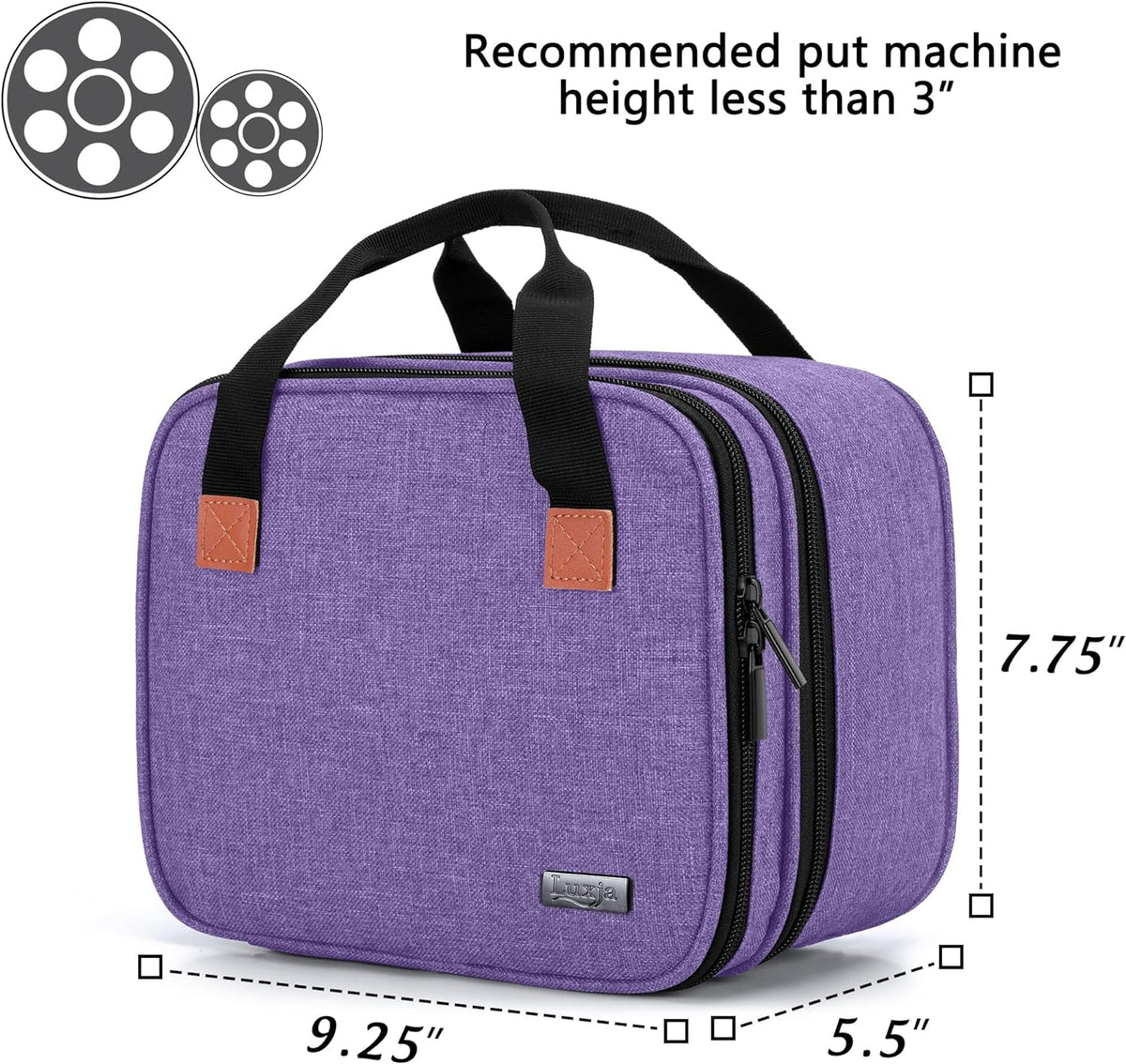 Professional Carrying Bag for DR.J Mini Projector - Purple