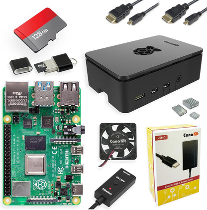 Raspberry Pi 4 8GB Extreme Kit with 128GB Storage Edition