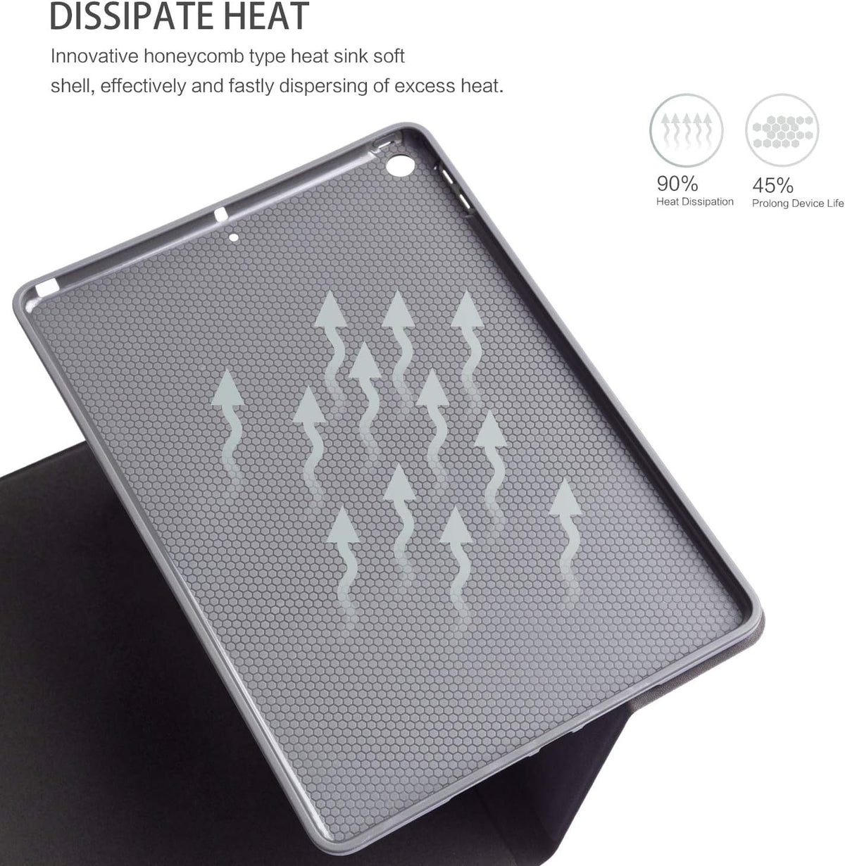 iPad 9th/8th/7th Generation Case (2021/2020/2019) - Colored Art Bubbles Design