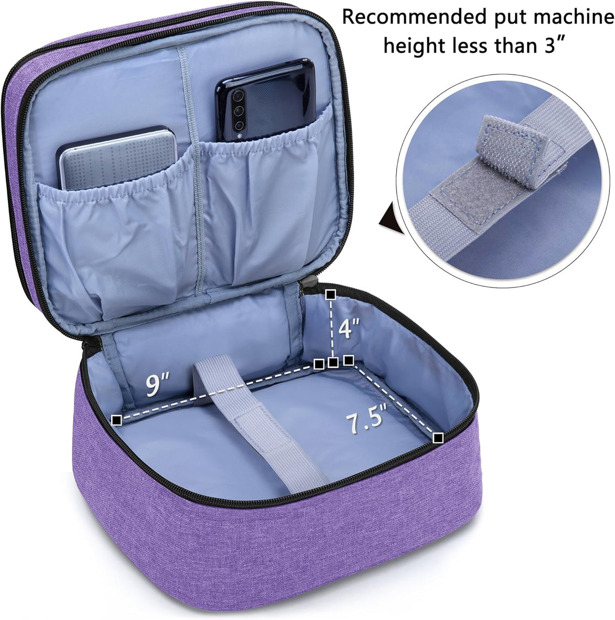 Professional Carrying Bag for DR.J Mini Projector - Purple