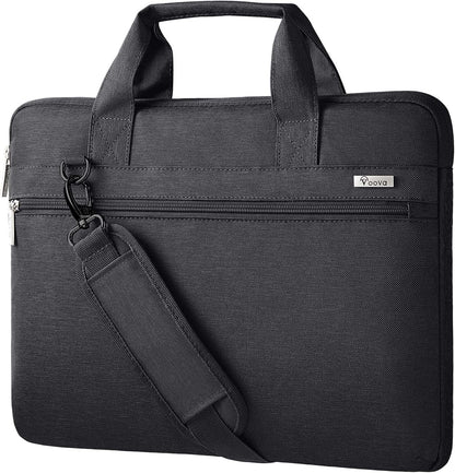 13.3-Inch Laptop Shoulder Bag, MacBook Case, Black
