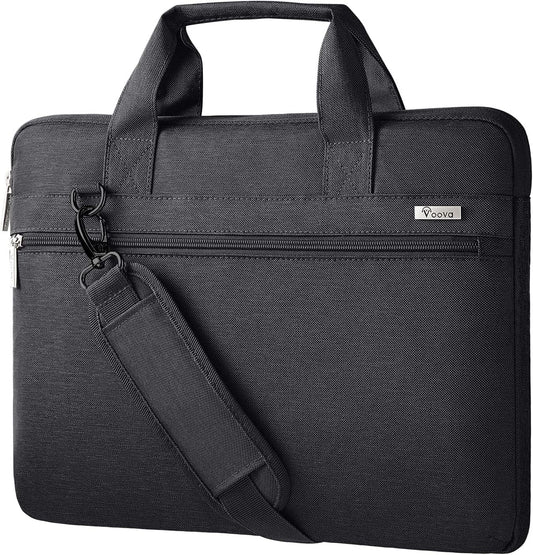 13.3-Inch Laptop Shoulder Bag, MacBook Case, Black
