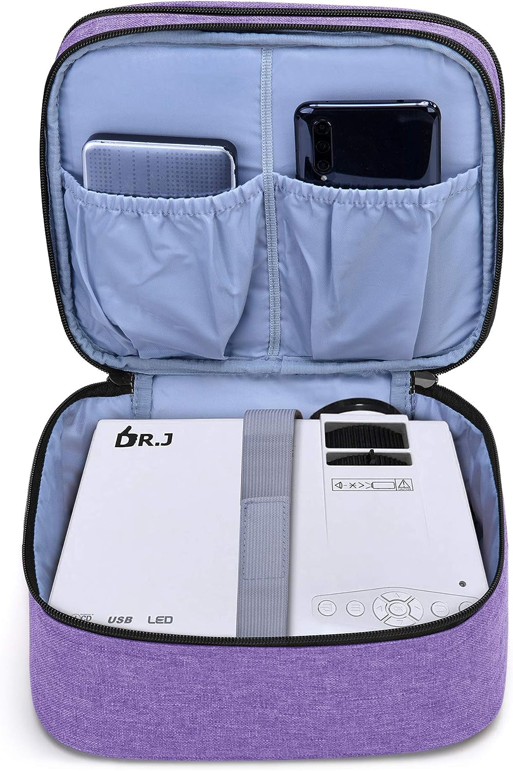 Professional Carrying Bag for DR.J Mini Projector - Purple