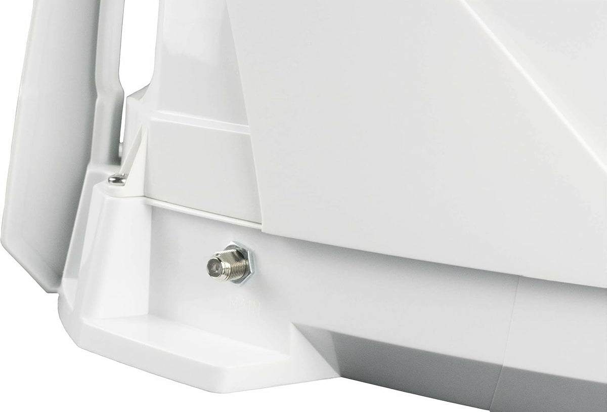 DT4450 DISH Tailgater Bundle - Portable and Roof-Mountable Satellite TV Antenna with DISH Wally HD Receiver for Western and Eastern Arc Satellites, White