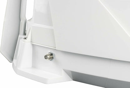 DT4450 DISH Tailgater Bundle - Portable and Roof-Mountable Satellite TV Antenna with DISH Wally HD Receiver for Western and Eastern Arc Satellites, White